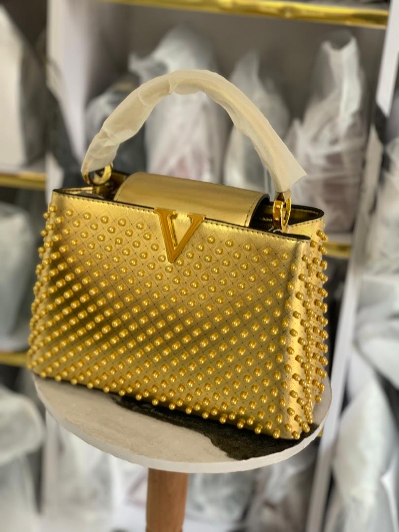 Beaded Lois Vitton bag 
